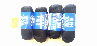 Trenzado de cabello brasileño 100% lana acrílica para trenzas de caja, torceduras e imitación Locs, Foto 1 de 4