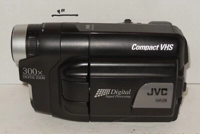 JVC GR-AXM225U Compact VHS C Camcorder Tested Works - Image 1 of 4