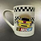 Nascar Racing Flag Red Yellow Car Vintage Coffee Tea Mug Cup Souvenir