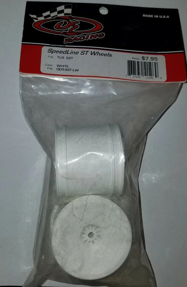 DE Racing Speedline St Wheels Team Losi 22t White Stadium Truck 22st Rc - Image 1 of 1