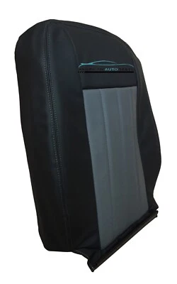 2009 Dodge Dakota Laramie Driver Lean Back Vinyl Seat Cover Gray - Image 1 of 4