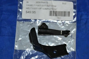 1/4 WELT FOOT CUT OUT SINGER 111W WELT FOOT 1/4 COMPLETE SE INDUSTRIAL SEWING - Picture 1 of 4