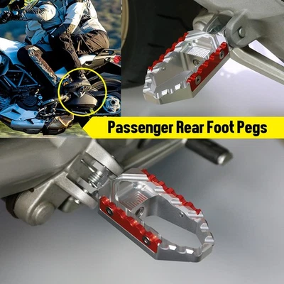 Clavijas traseras anchas rojas TRC para Triumph Daytona 955i 99 00 01 02 03 04 05 06 Foto 1 de 4