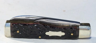 Pistola Columbia de colección stock hueso anclado "Invincible" ALEMANIA  Foto 1 de 4