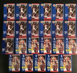 Lot (23) Michael Jordan 1991-92 Fleer Basketball Card League Leaders All-Star - Picture 1 of 2
