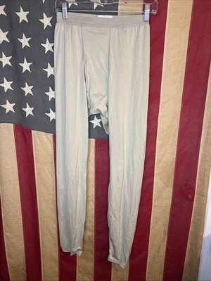 Small Long Military Thermal Tan Men Pants Drawers Long Underwear B092 - Image 1 of 4