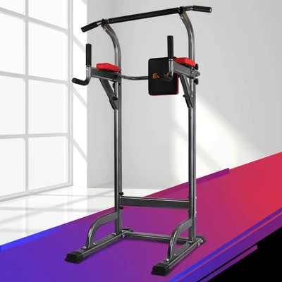 Everfit Weight Bench Chin Up Tower Bench Press Home Gym Wokout 200kg Capacity - image 1 of 4