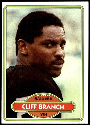 Cliff Branch 1980 Topps #85 Oakland Raiders NFL READ FREE SHIPPING AutographDen - Image 1 of 2