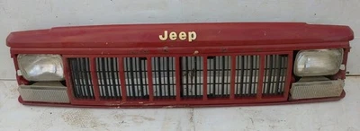 Jeep Cherokee XJ 84-96 OEM  Grille Grill Front Header Panel Assembly - Image 1 of 4