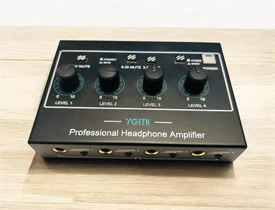 YGiTK (4-Kanal Kopfhörerverstärker mit individueller Stummschaltung für jeden Kanal) - Bild 1 von 3