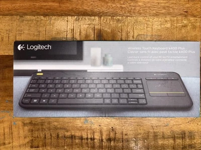 Logitech K400 Plus Wireless Touch With Easy Media Control Built-in Touchpad New* - Image 1 of 2