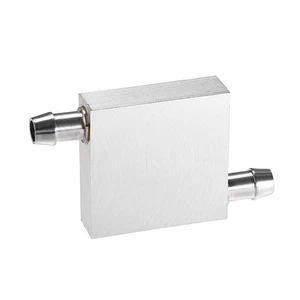 Alluminio Acqua Raffreddamento Blocco 40x40mm Lucidato Dissipatore - Afbeelding 1 van 3