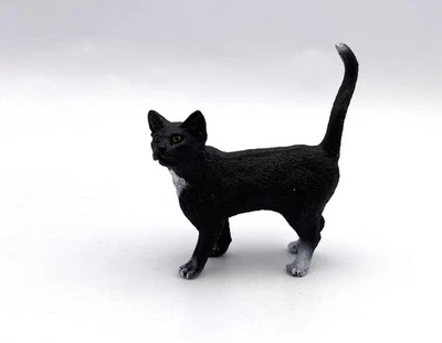 Schleich BLACK STANDING CAT Domestic 13770 Figura Gatito Retirado 2008 Foto 1 de 3