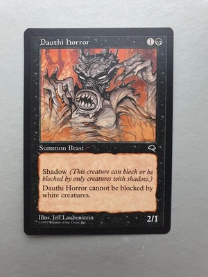 Dauthi Horror, MTG Tempest (1997) Common Black Creature VNM  - Image 1 of 2