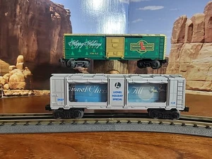 Lionel O Gauge Happy Holidays 1998 & Lionel Holiday Special 3437 1998 Boxcars - Picture 1 of 24