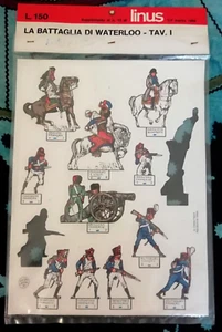 LA BATTAGLIA DI WATERLOO - TAV. 1 - GUIDO CREPAX - SOLDATINI CARTA - LINUS 1966 - Foto 1 di 2