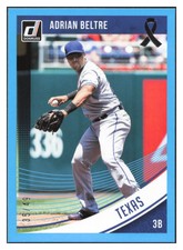 2018 Panini Donruss Father's Day Ribbon Adrian Beltre #182 #35/49
