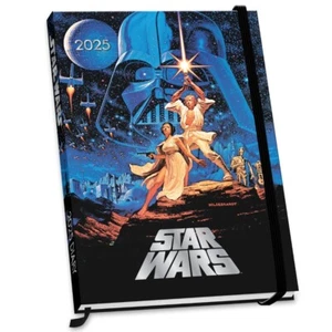 Diario 2025 Star Wars Rigido Settimana da Vedere A5 Diario Prodotto Ufficiale - Foto 1 di 8