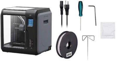 [NEW] Monoprice MP Voxel 3D Printer, Black, Fully Enclosed, Touchscreen, 8GB - Image 1 of 4