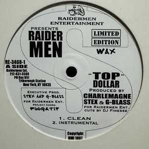 RAIDERMEN - TOP DOLLAR / STRATEGY (12") 1997!! RARE!! NATURAL ELEMENTS + LACE - Picture 1 of 2
