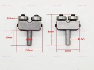 2X Bandsaw Parts Woodworking Metal Guide Pin Fit For Small 9" 8" Bandsaw Machine - Picture 1 of 6