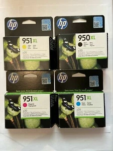 Cartuchos de tinta de impresora original genuino HP 950XL 951XL C2P43AE IVA.Inc - Imagen 1 de 14