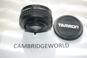 2X teleconverter teleextender lens by Tamron f/ Yashica and Contax SLR Cameras - Picture 1 of 1