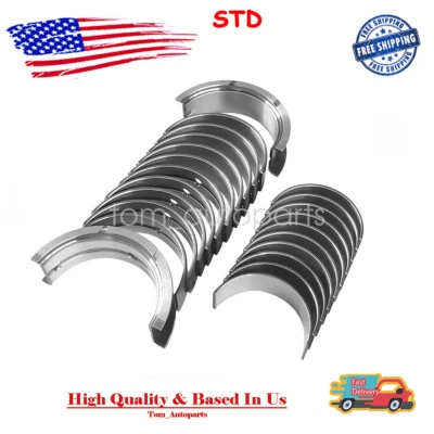 New STD Main&Rod Bearing Set For 2008-2013 Volvo S40 S60 C70 2.3L-2.5L L5 - Image 1 of 4