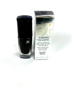 Lancome Vernis In Love 385N Black Sepia Gloss Shine Nail Polish 6ml - Picture 1 of 3