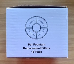 Filters ~ Pet Fountain ~ White ~ 15 Pieces ~ Round ~ !๐! - Picture 1 of 9