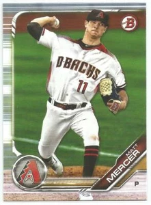 Draft Matt Mercer Arizona Diamondbacks 2019 Bowman - Imagen 1 de 3