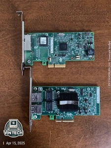 Scheda di rete Intel I350T2 Dual Port PCIe Gigabit Ethernet Server Adapter (2 schede di rete in lotto) - Foto 1 di 3
