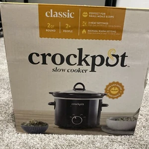 Crockpot® 2-Quart Classic Slow Cooker, Small Slow Cooker, Black - Picture 1 of 4