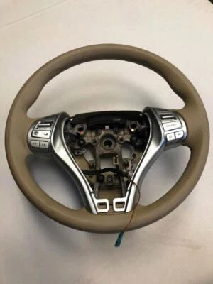 For 2014-2016 Nissan Rogue Beige Polyurethane Steering Wheel 48430-4BA0B - Image 1 of 4