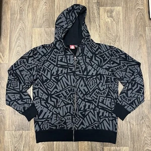 Vintage Y2K Element AOP Skateboarding hoodie Large - Picture 1 of 10