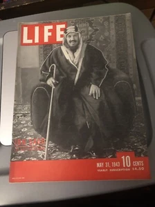VTG Life Magazine May 31 1943 Vol 14 #22 IBN Saud Life Visits Him in Arabia - Picture 1 of 1