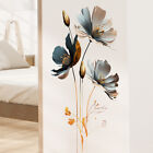 Beautiful Flower Wall Sticker For Living Room Background Decor Decals Bedroom_In