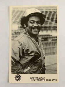 1978 Blue Jays Postcards #9 Hector Cruz - Toronto Blue Jays - RARE & VINTAGE ! - Picture 1 of 2
