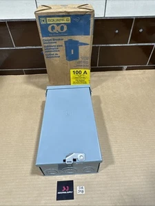 *NEW* Square D 100A Circuit Breaker  Two-Pole Outdoor Enclosed QO2100RBCP - Picture 1 of 7