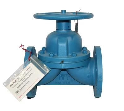 VÁLVULA DIAFRAGMA BRIDADA 4" ITT DIA-FLO 040-2441-00002-00M NUEVO Foto 1 de 4