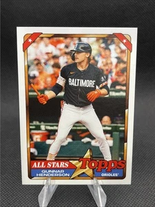 Gunnar Henderson 2024 Topps Throwback Thursday TBT #88 Set #30 Baltimore Orioles - Bild 1 von 2
