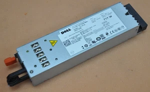 Dell R610 Server 80 PLUS SILVER 717W Redundant Power Supply DP/N 0RCXD0 A717P-00 - Bild 1 von 3