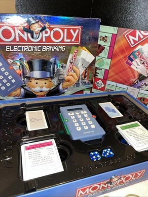 MONOPOLY Electronic Banking Board Game 2007 COMPLETE Magnificent - Image 1 of 4