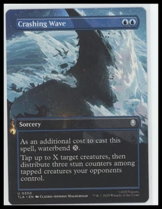 🌊 Magic The Gathering Crashing Wave Borderless - Avatar: The Last Airbender Raro - Imagen 1 de 2