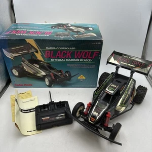 Vntg Radio Shack Black Wolf Special Racing Buggy Orig Box Manual EXCELLENT Cond. - Picture 1 of 24