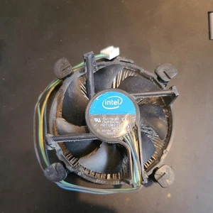 Copper Core Stock Intel CPU Cooler Heatsink Fan For Sockets 1156 1155 1150 1151 - Afbeelding 1 van 4