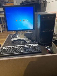 Computer Pc Intel Core I3-2120 3.30GHz 8GB RAM 120 SSD HP DC7700p+MONOTOR - Picture 1 of 6