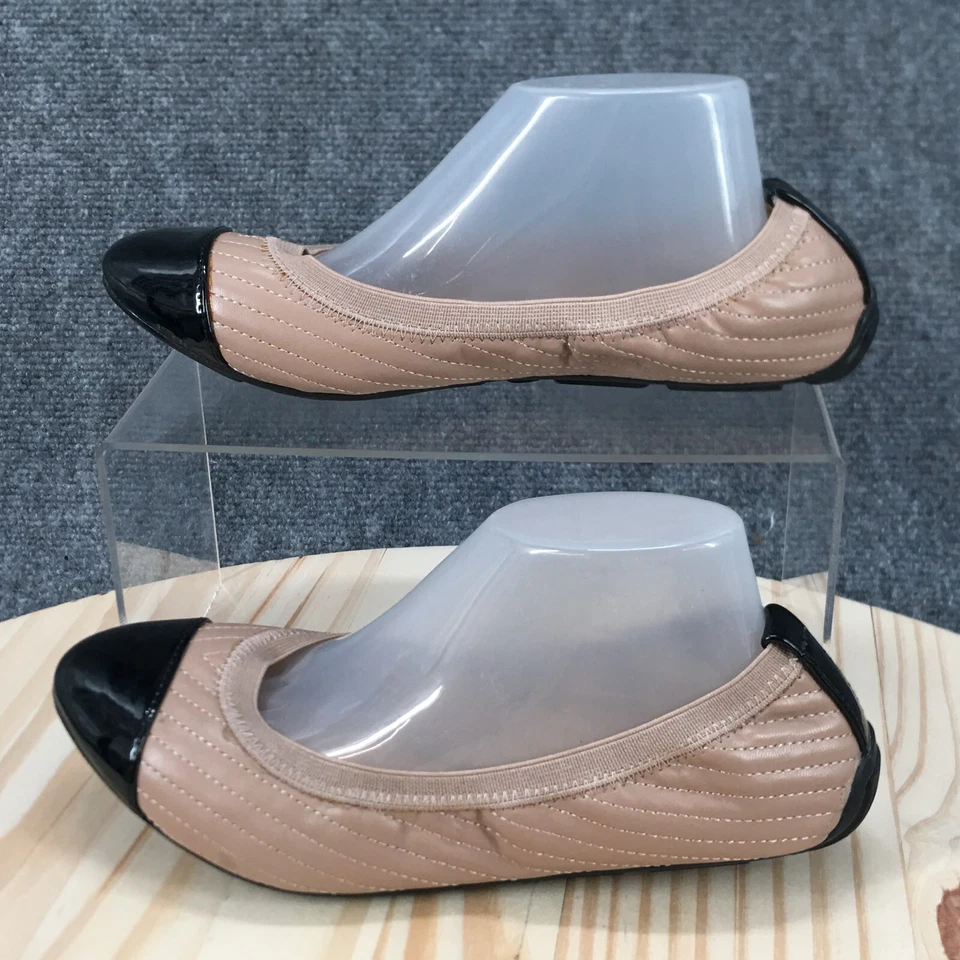 Zapatos Kelly & Katie Jóvenes 5 Jolisa Ballet Pisos Beige Imitación Cuero Comodidad Bajos Foto 1 de 4