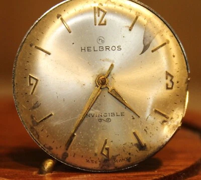 Vintage Helbros Invincible watch movement, 17j  PUW 260 Running West Germany - Image 1 of 2