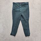 Allegro by Millers Breeches Mens Size 32 Green Stretch Riding Pant